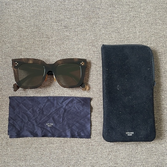 Céline Kim Sunglasses in Havana Brown - Picture 6 of 9